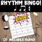 Elementary Rhythm BINGO Game Quarter Rest in Four Beat Rhythms PDF